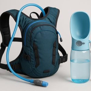 21 Hands Free Dog Water Bottle with Hydration Backpack