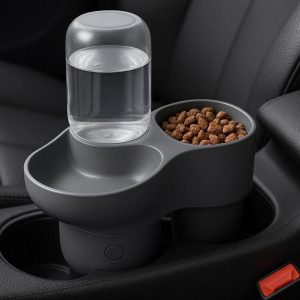 22 Car Cup Holder Pet Water Bottle and Food Dispenser